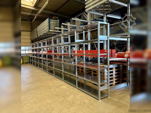 Modular shelf 13 lfm SSI Schäfer R3000 Fachbodenregal 249cm hoch, 50cm tief, 6 Lagerebenen