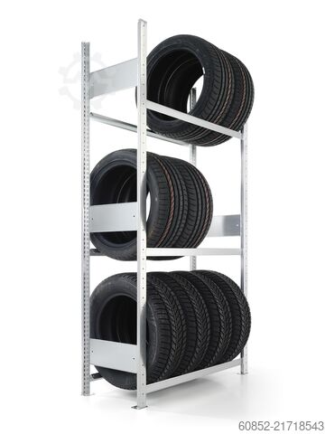 Modular shelf ca. 34,56 lfm. Reifenregale META für bis zu 360 Reifen! Neuware