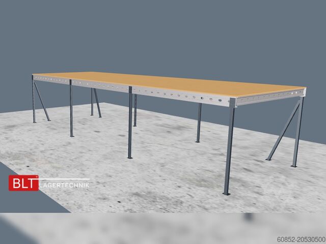Storage platform 5x15m Lagerbühne , Belastung : 500kg/qm Unterkante: 3m ,ca. 75qm , Systembühne