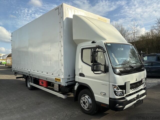 Curtain sider van Fuso Canter 7C18 Aut., Bordwand Pritsche Plane 9tkm!