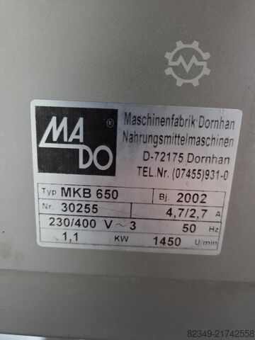 Meat processing machine Knochensäge Mado MKB 650