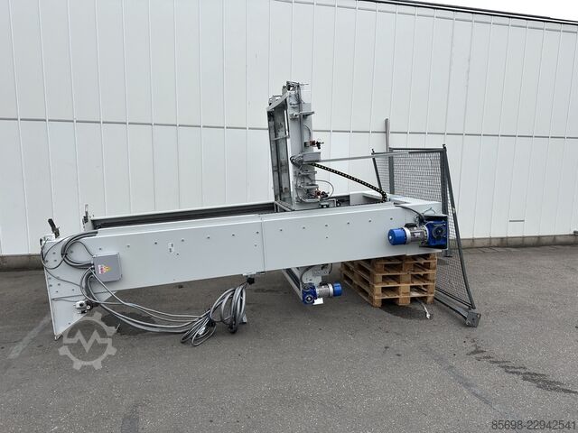 Sorma PAL 108F Palettiermaschine mit Kastenwender und Platte SORMA PAL 108F