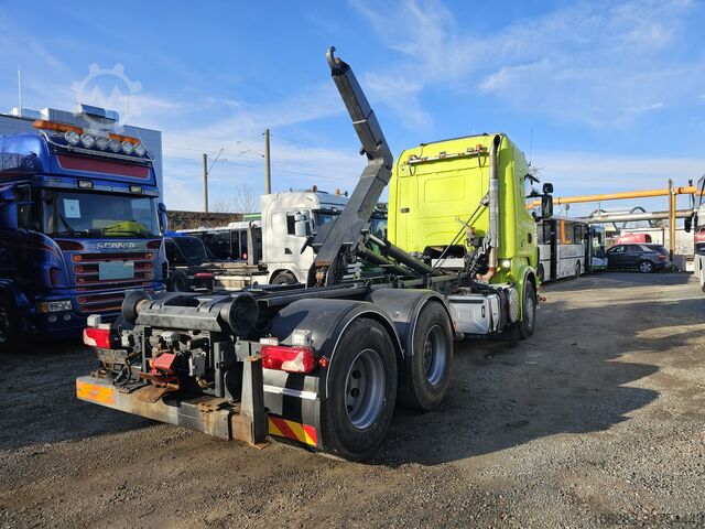 Roll-off tipper truck SCANIA R500 LB6X2HHZ, RETARDER Blatt/Blatt 3xPi