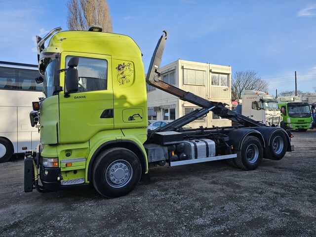 Roll-off tipper truck SCANIA R500 LB6X2HHZ, RETARDER Blatt/Blatt 3xPi
