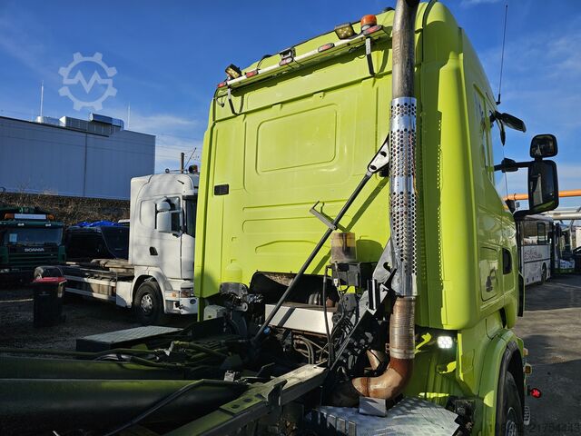 Roll-off tipper truck SCANIA R500 LB6X2HHZ, RETARDER Blatt/Blatt 3xPi