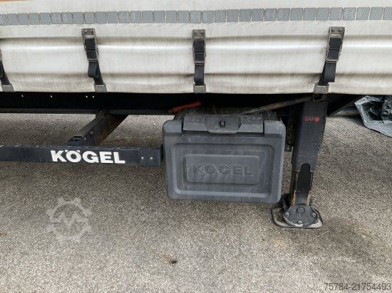Open semitrailer with tarp KöGEL MEGA TRAILER 15.00 LANG, SAF, HUBDACH, MIETKAUF MGL.