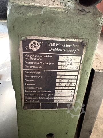Vibratory grinding machine VEB SG 3