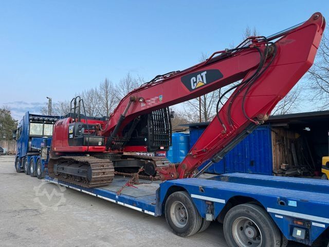 Chain excavator CATERPILLAR 320E Kettenbagger *Abbruch *Long Arm *Hubkabine