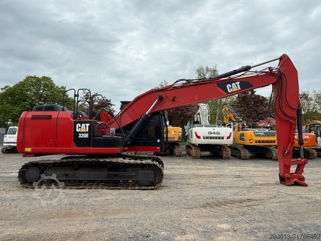 Chain excavator CATERPILLAR 320E Kettenbagger *Abbruch *Long Arm *Hubkabine