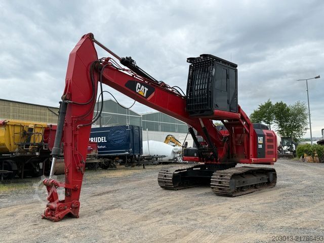 Chain excavator CATERPILLAR 320E Kettenbagger *Abbruch *Long Arm *Hubkabine