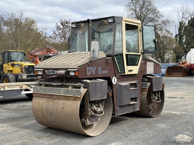 Single drum roller HAMM DV 08 Super Walze 12 Ton *Vibrator *Streuer