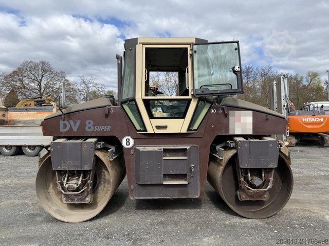 Single drum roller HAMM DV 08 Super Walze 12 Ton *Vibrator *Streuer