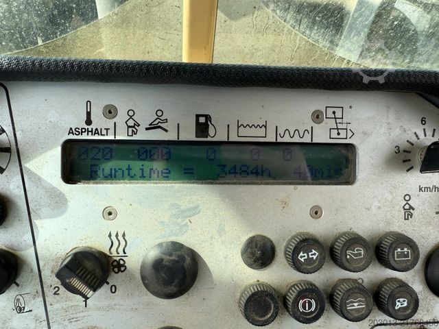 Single drum roller HAMM DV 08 Super Walze 12 Ton *Vibrator *Streuer