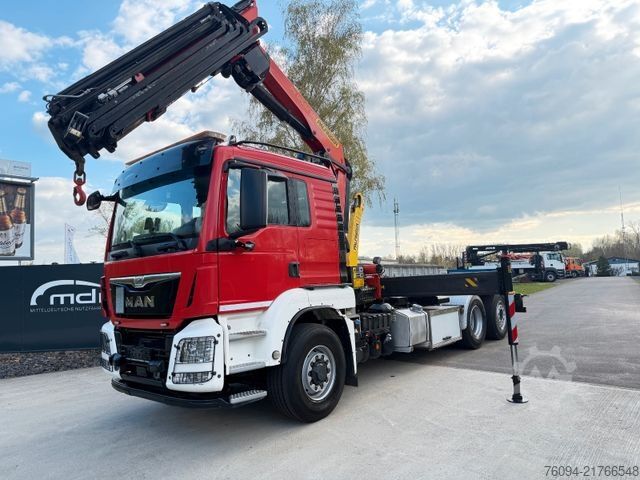 Truck mounted crane MAN TGS 26.440 6x4 ALLRAD KRAN 21m Seilwinde 5./6.
