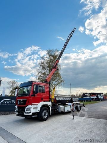 Truck mounted crane MAN TGS 26.440 6x4 ALLRAD KRAN 21m Seilwinde 5./6.