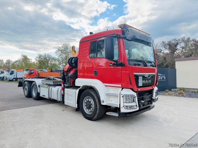 Truck mounted crane MAN TGS 26.440 6x4 ALLRAD KRAN 21m Seilwinde 5./6.