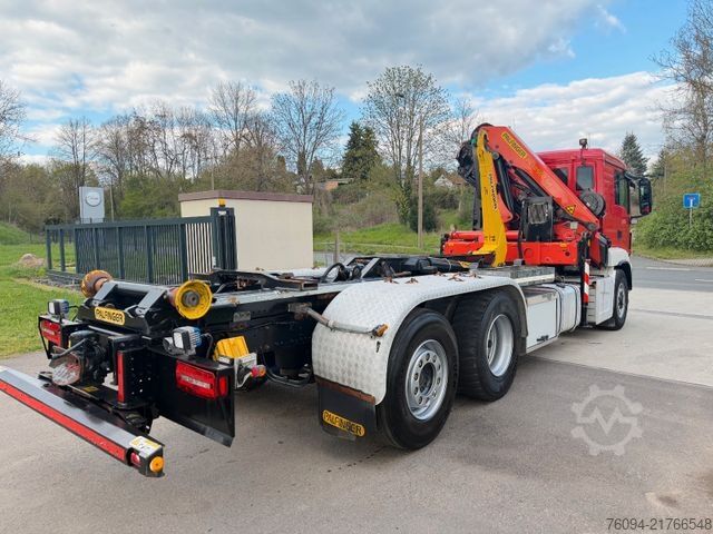 Truck mounted crane MAN TGS 26.440 6x4 ALLRAD KRAN 21m Seilwinde 5./6.