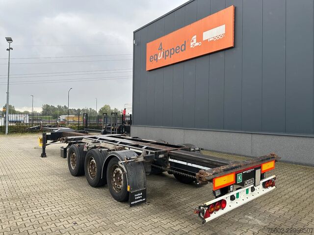 Container transportation D-TEC FLEXITRAILER TRACTION / ADR / SAF + discbrakes ...