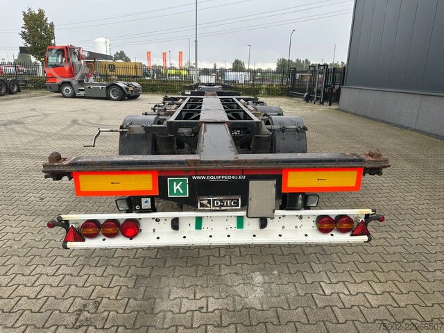 Container transportation D-TEC FLEXITRAILER TRACTION / ADR / SAF + discbrakes ...