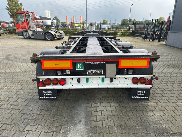 Container transportation D-TEC FLEXITRAILER TRACTION / ADR / SAF + discbrakes ...