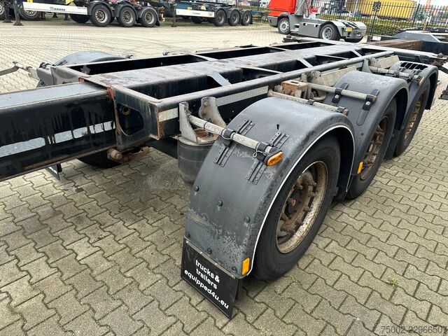 Container transportation D-TEC FLEXITRAILER TRACTION / ADR / SAF + discbrakes ...