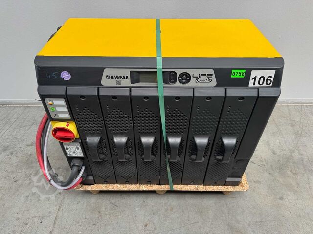 Modular HF charger for forklift trucks Hawker 80V