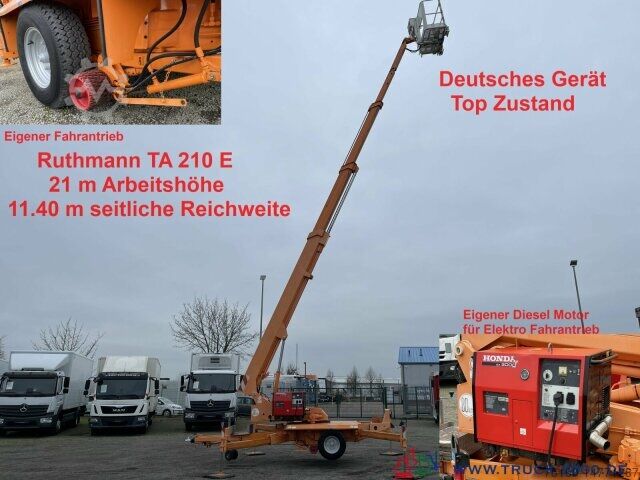 Ruthmann 21m Höhe eigener Dieselmotor E Antrieb