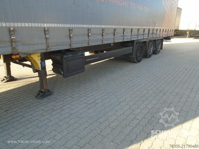 Open semitrailer with tarp Schmitz Cargobull Curtainsider Mega