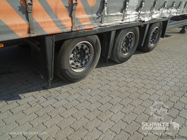 Open semitrailer with tarp Schmitz Cargobull Curtainsider Mega