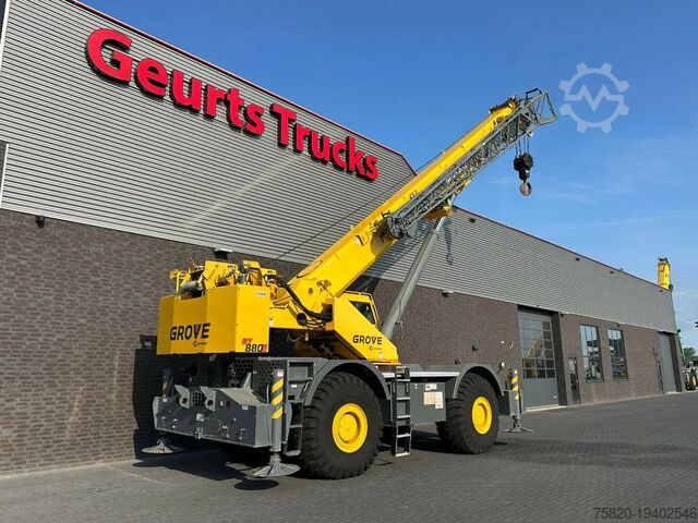 All-terrain crane Grove RT880E ROUGH TERRAIN CRANE + JIB + 2 x WINCH
