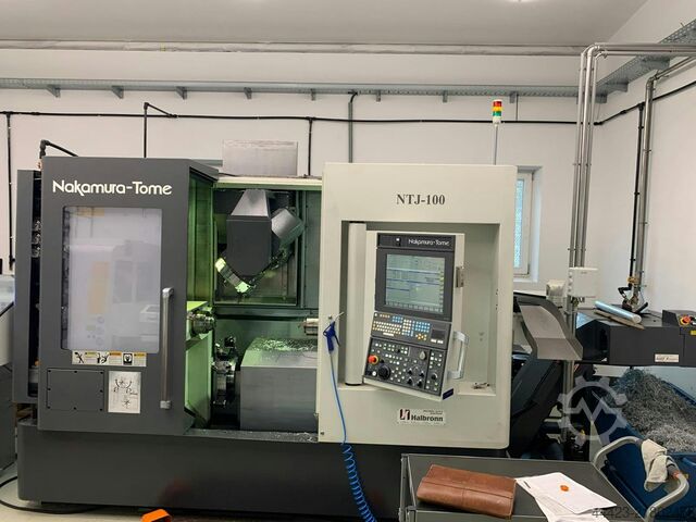 CNC turning and milling centre Nakamura-Tome NTJ-100