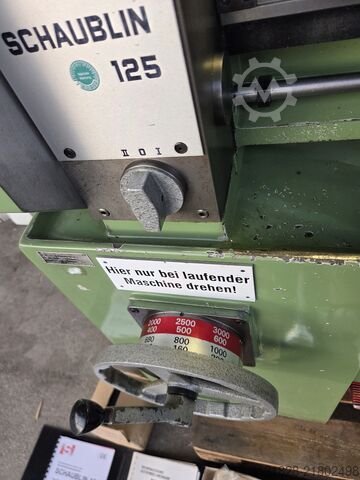 Precision lathe Schaublin 125