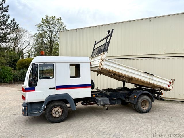 Three-way tipper van MAN 8.180 Doka / Meiller Kipper