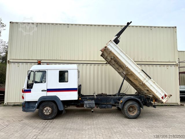 Three-way tipper van MAN 8.180 Doka / Meiller Kipper