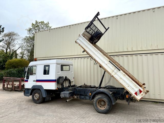 Three-way tipper van MAN 8.180 Doka / Meiller Kipper