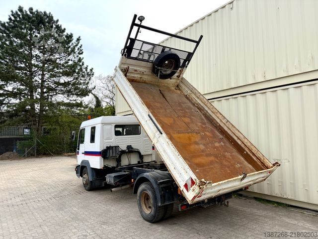 Three-way tipper van MAN 8.180 Doka / Meiller Kipper