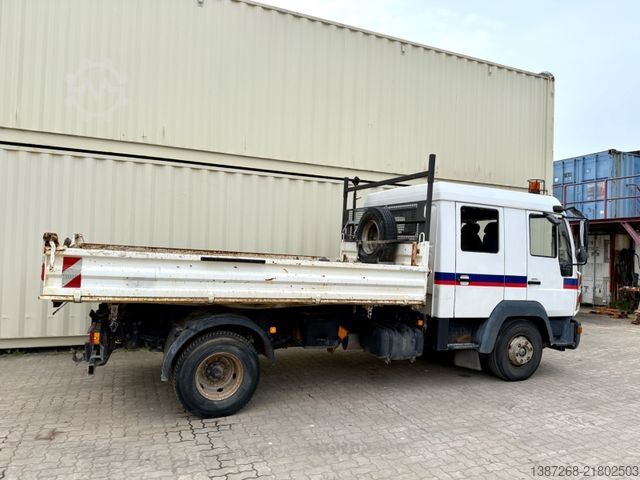 Three-way tipper van MAN 8.180 Doka / Meiller Kipper