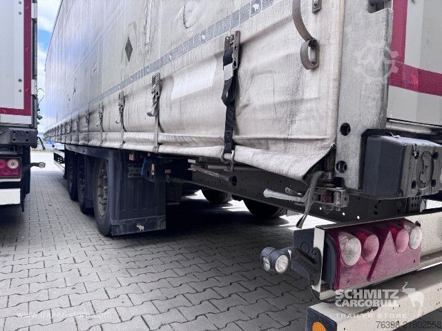 Open semitrailer with tarp Schmitz Cargobull Curtainsider Mega