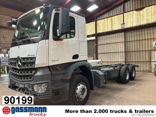 Truck chassis Mercedes-Benz Arocs 3343 K 6x4, Nebenantrieb NMV oder