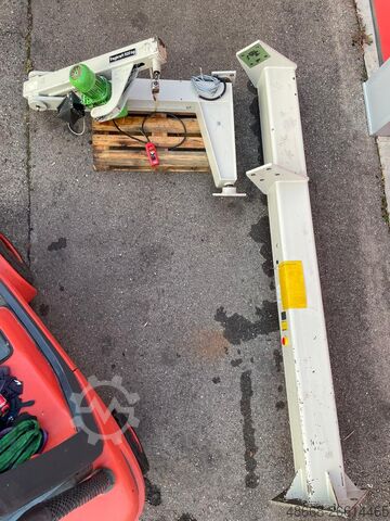 Pillar slewing crane with articulated jib and chain hoist IBB Stahl T405 L 500 Kg