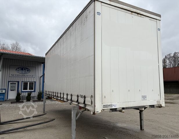 Swap body with flatbed & tarpaulin Krone Jumbo 3m Innenhöhe Hubdach Edscha