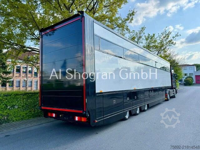 Car carrier van Addcliffe Eng /Motorsport/Rennsportauflieger