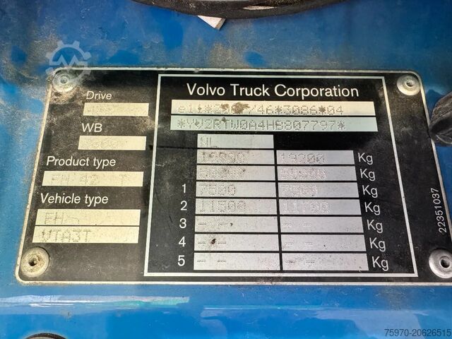 Hazardous substances Volvo FH 420 4X2 ADR EX/II FL OX AT PTO+COMPRESSOR iP...