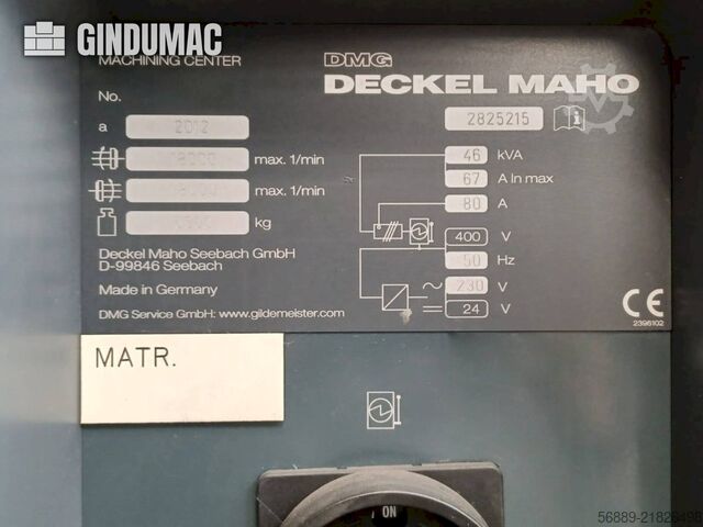 DMG MORI DMU 40 evo DMG MORI DMU 40 evo