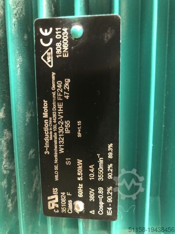 Water supply system, Wilo pump Wilo Helix VE 1605