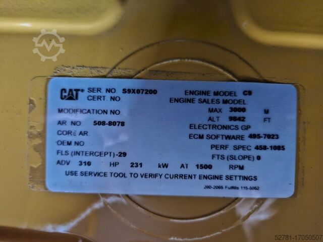 Generator set CAT DE250E0 - C9 - 250 kVA Generator - DPX-18019