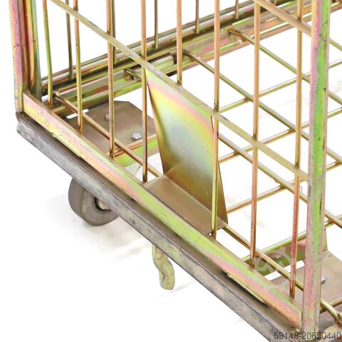 Used Laundry roll container fixed construction, L: 800, W: 610, H: 1820 (mm). , L: 800, W: Kruizinga 98-8022GB