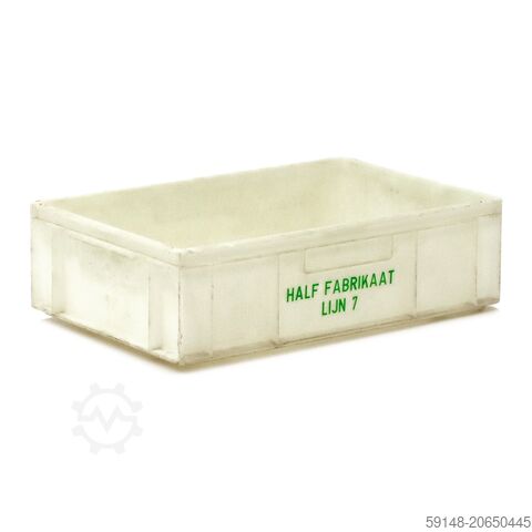 Gebrauchte Eurobehälter alle Wände geschlossen, L: 600, B: 400, H: 170 (mm). 30ltr, L: Kruizinga 98-8055GB-PAL