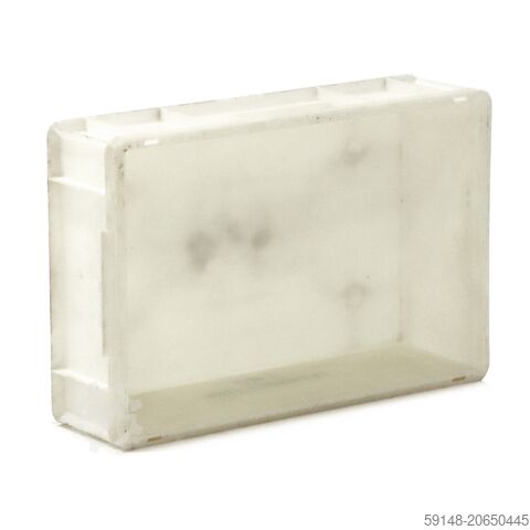 Gebrauchte Eurobehälter alle Wände geschlossen, L: 600, B: 400, H: 170 (mm). 30ltr, L: Kruizinga 98-8055GB-PAL