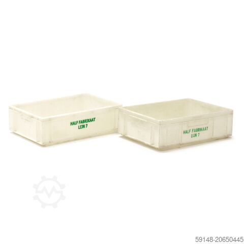 Gebrauchte Eurobehälter alle Wände geschlossen, L: 600, B: 400, H: 170 (mm). 30ltr, L: Kruizinga 98-8055GB-PAL